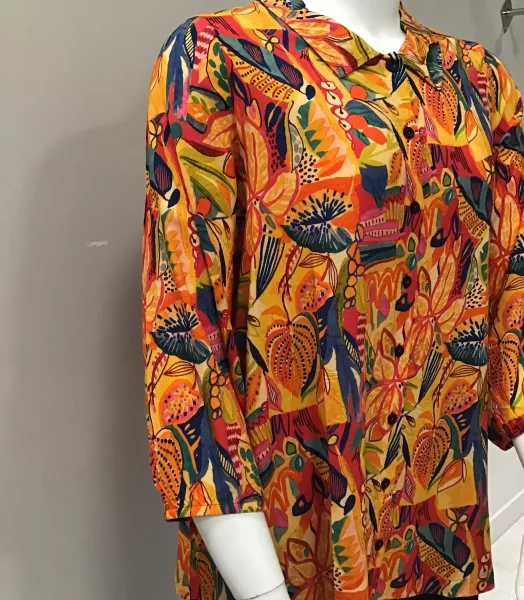 chemise imprimée  grande taille Requete G'ozé