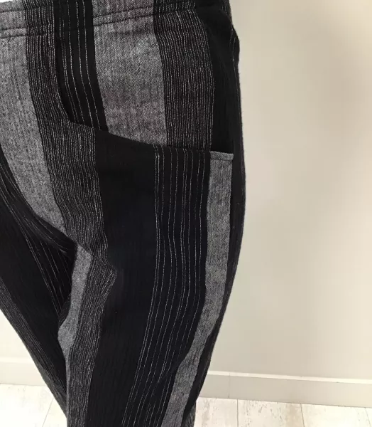 pantalon 7/8 rayures grande taille Rambo G'ozé