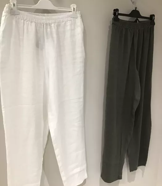 Pantalon lin grande taille Soho K '
