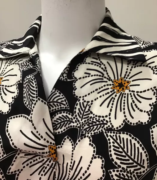 Blouse imprimée grande taille Fionna couleurs du temps