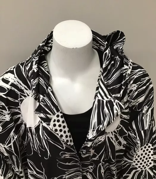 Impermeable bicolore grande taille Marguerites G'ozé