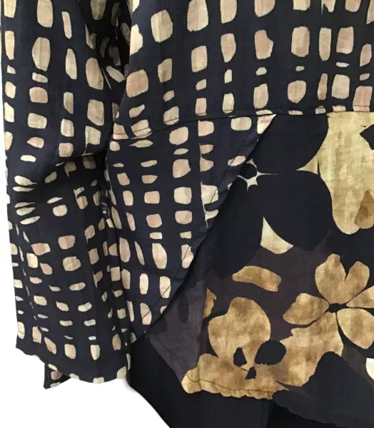 Blouse bicolore grande taille Salsa G'ozé